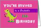 Invite - Dinotastic 1st Birthday card
