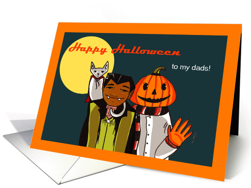 Gay Halloween Greeting - to my dads card (1319642)