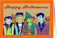 A Halloween Monster Greeting - from all of us card