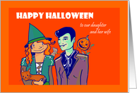 Daughter and her wife -Halloween greeting card