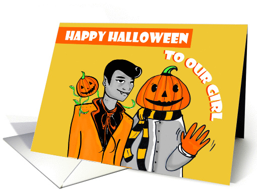 Halloween For Daughter - From Genderqueer Parents card (1321300)
