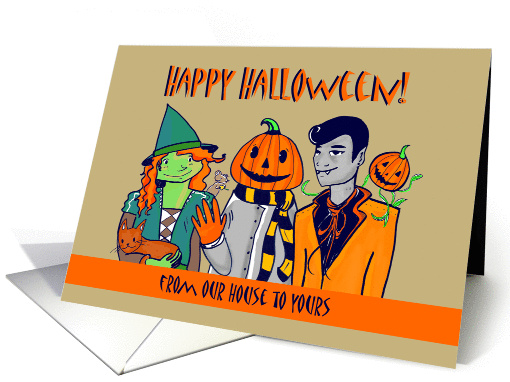Halloween Monsters - From Our House card (1321328)