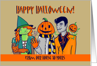 Halloween Monsters - From Our House card