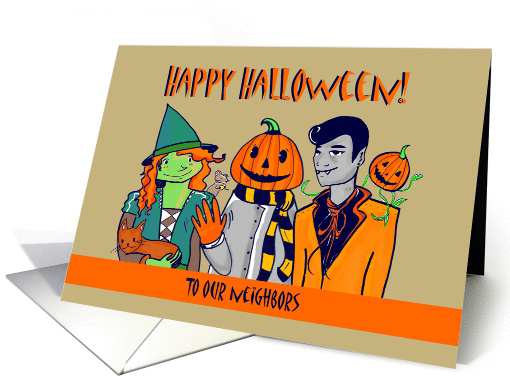 Monster's Greetings - To Our Neighbors card (1321354)
