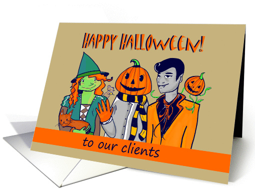 Halloween Monsters - Business Greeting card (1321470)