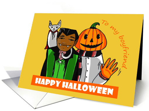 Happy Halloween boyfriend - Monsters card (1321754)