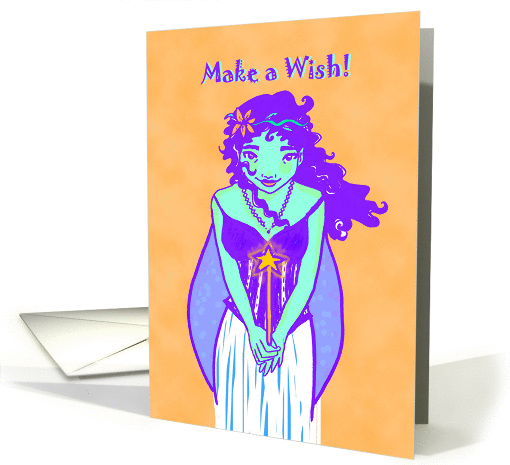 Birthday Fairy - Make a Wish card (1326510)