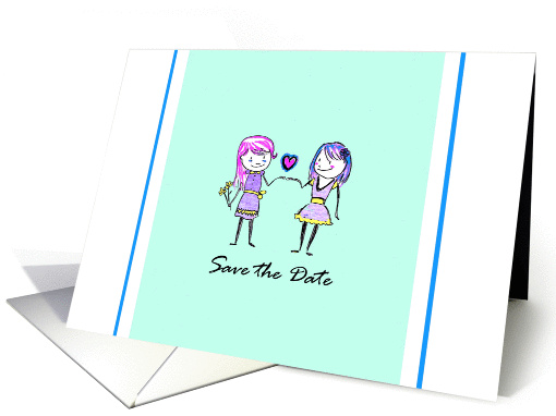 Two Brides - Save the Date card (1375850)