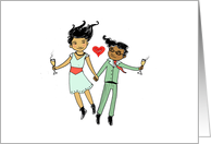 Congratulations - Wedding Jump card