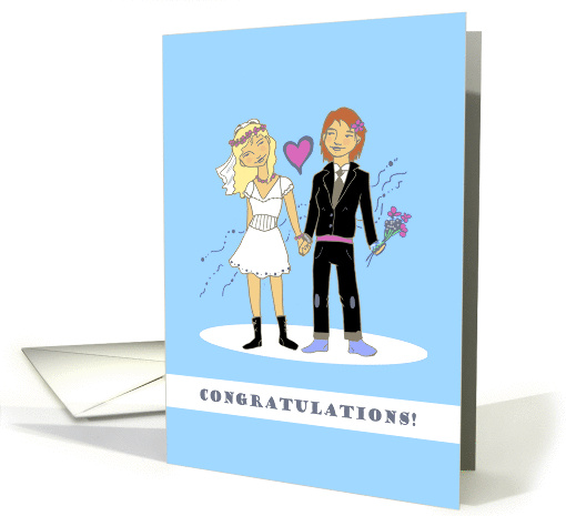 Congratulations - Brides with Love card (1377016)