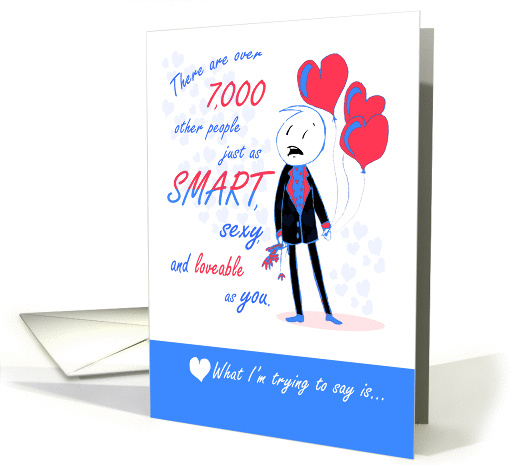 One in a Million - Gay Snarky Love You (boyfriend/husband) card