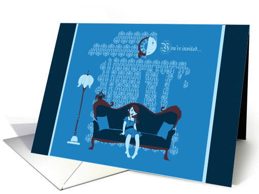 Little Lost Girl - Spooky Invite card (861807)