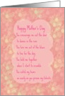 Mother’s Day Poetry card