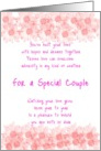 For a Special Couple Anniversary Original Poetry card