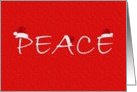 Peace Christmas Original Poetry card