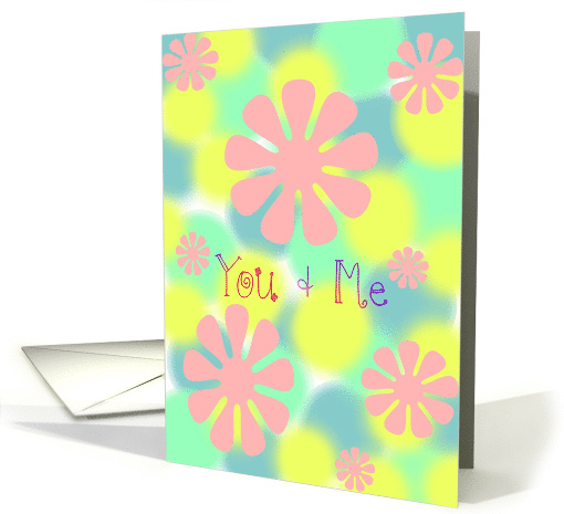 You & Me Love Poetry, Flowers card (831181)
