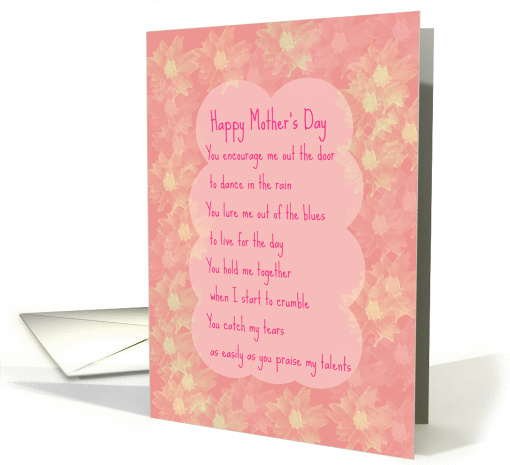 Mother's Day Poetry card (834852)