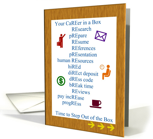 Retirement Career in a Box card (838718)