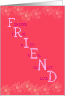 Meaning of a Friend card
