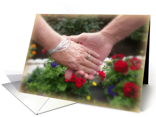 Happy Grandparents Day Holding Hands card (849236)