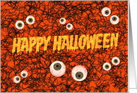 Happy Halloween Eyeballs card