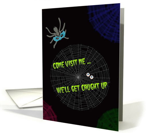 Happy Halloween Spiderwebs card (849698)