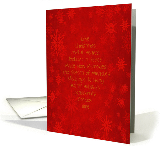 Christmas of Gold card (853685)