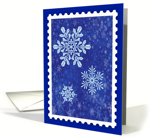 Christmas Snowflake Stamp card (855463)