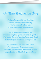 Graduation Day Original Poetry card