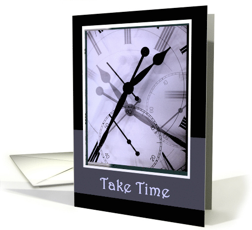 Take Time - Thinking Of You, Clocks card (827650)