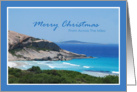 Merry Christmas - Across The Miles card