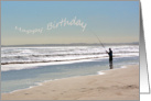 Birthday - Fisherman at Dusk card