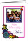 Mother’s Day Hearts and Flowers customizable card