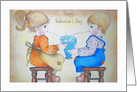 Happy Valentine’s Day - Blue Heaven card