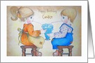 Happy Birthday-Blue Heaven card