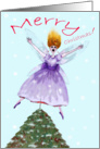Merry Christmas-Funny Fairy card