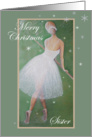Merry Christmas- Beautiful Dancer- Sister card