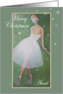 Merry Christmas-Beautiful Dancer-Aunt card