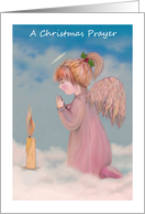 A Christmas Prayer-Guardian Angel card
