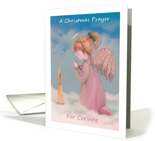 A Christmas Prayer-Guardian Angel card (1409476)