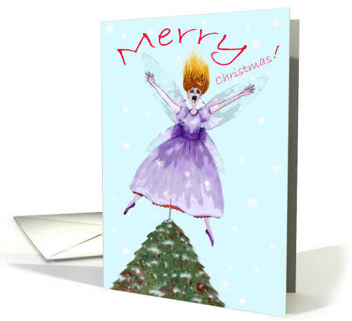 Merry Christmas-Funny Fairy card (836589)