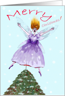 Merry Christmas-Funny Fairy card