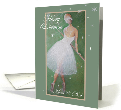 Merry Christmas-Beautiful Dancer-Mom & Dad card (993857)