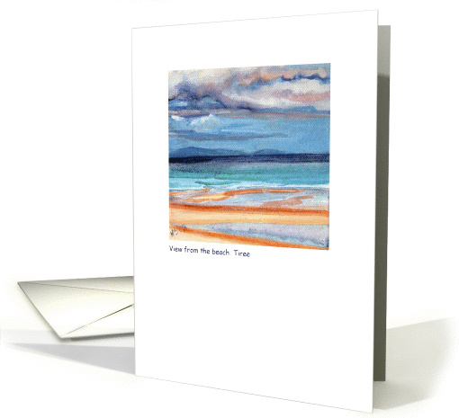 View from the beach: Tiree card (826715)