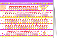 Happy 92nd Birthday, Cake with 92 Candles card
