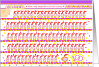 Happy 100th Birthday, Cake with 100 Candles card