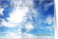 The Sky’s the Limit - Congratulations Promotion card