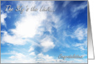 The Sky’s the Limit - Congratulations Promotion card