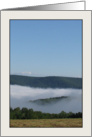 Foggy Valley in Wellsboro, Pennsylvania Hills card