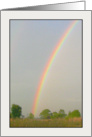 Wellsboro, Pennsylvania Rainbow Landscape card